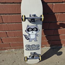 $40 (Cash Only) Size 7.75 Civilian Complete Skateboard. Price is FIRM.
