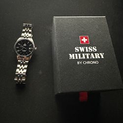 Silver Swiss watch From switzerland