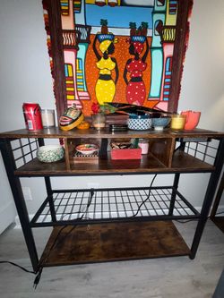 Entryway table / shelves / shoe rack
