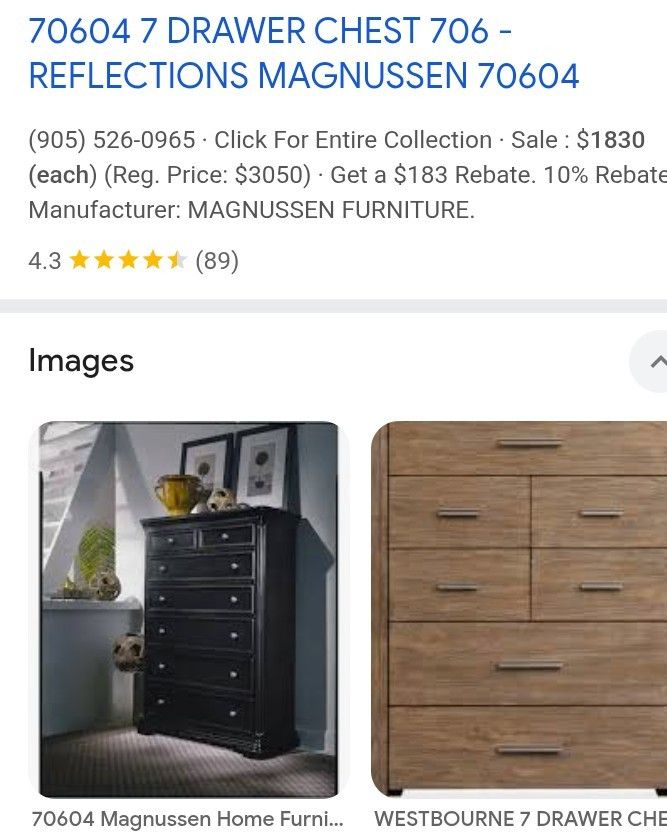 7 Drawer Dresser 