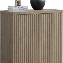 Buffet Cabinet with Storage Accent Sideboard Modern Credenza with Doors & Shelves Fluted Media Console Mid Century Coffee Bar Table for Living Room Ki