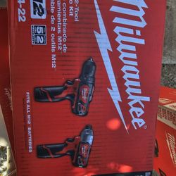 Milwaukee Impact And Drill M12 New $125 Firm Price 