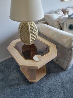 Glass Top Side/End Table