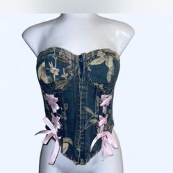 Denim Corset