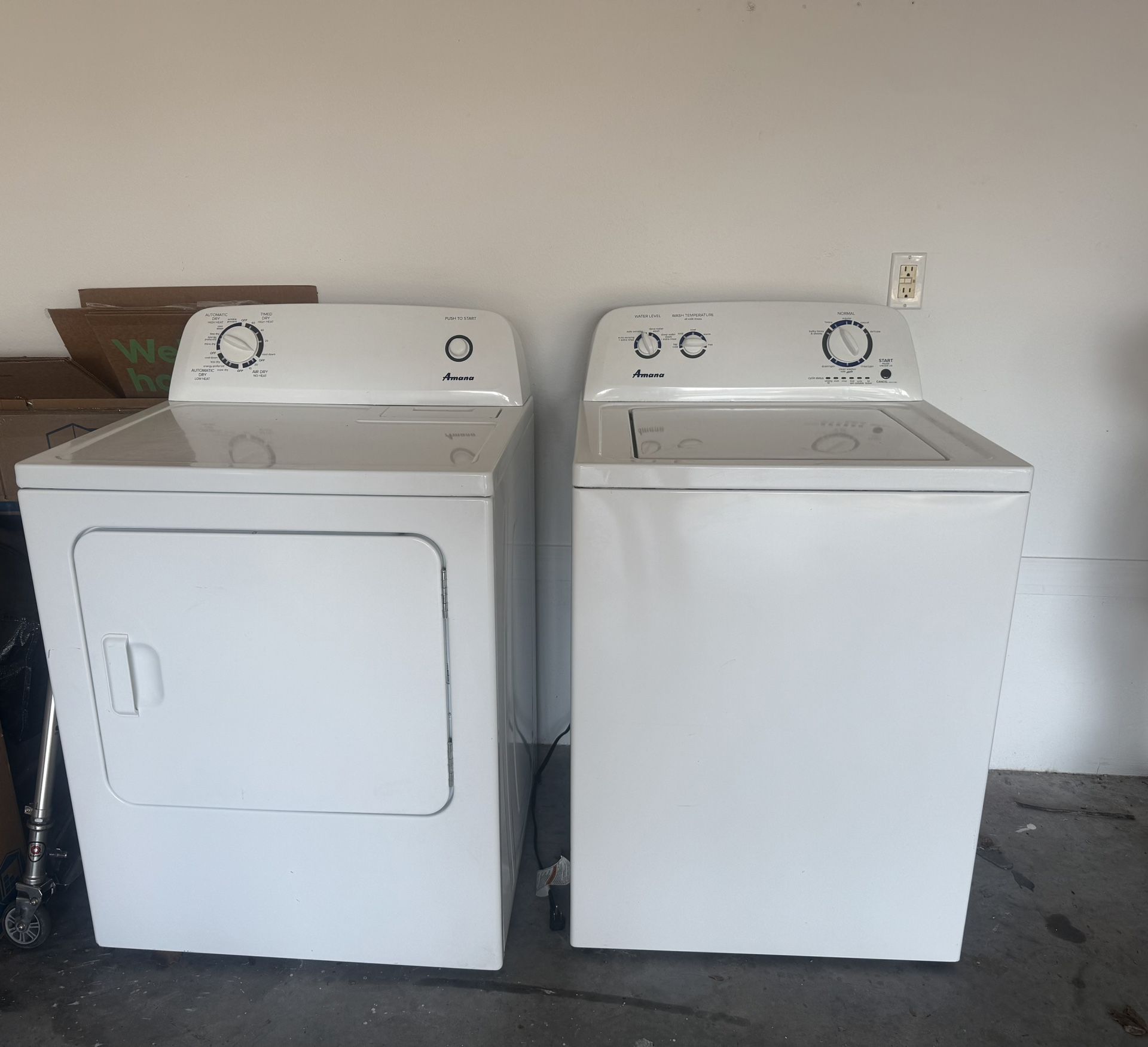 Washer and Dryer