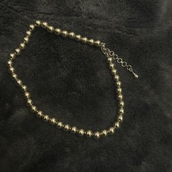 Silver Beads Necklace
