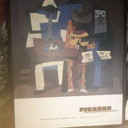 Picture Frames Three Of Them Diego Rivera And One Picasso Master Work From Museum Of Modern Art