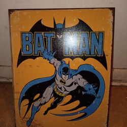 DC Retro Batman Tin Sign 