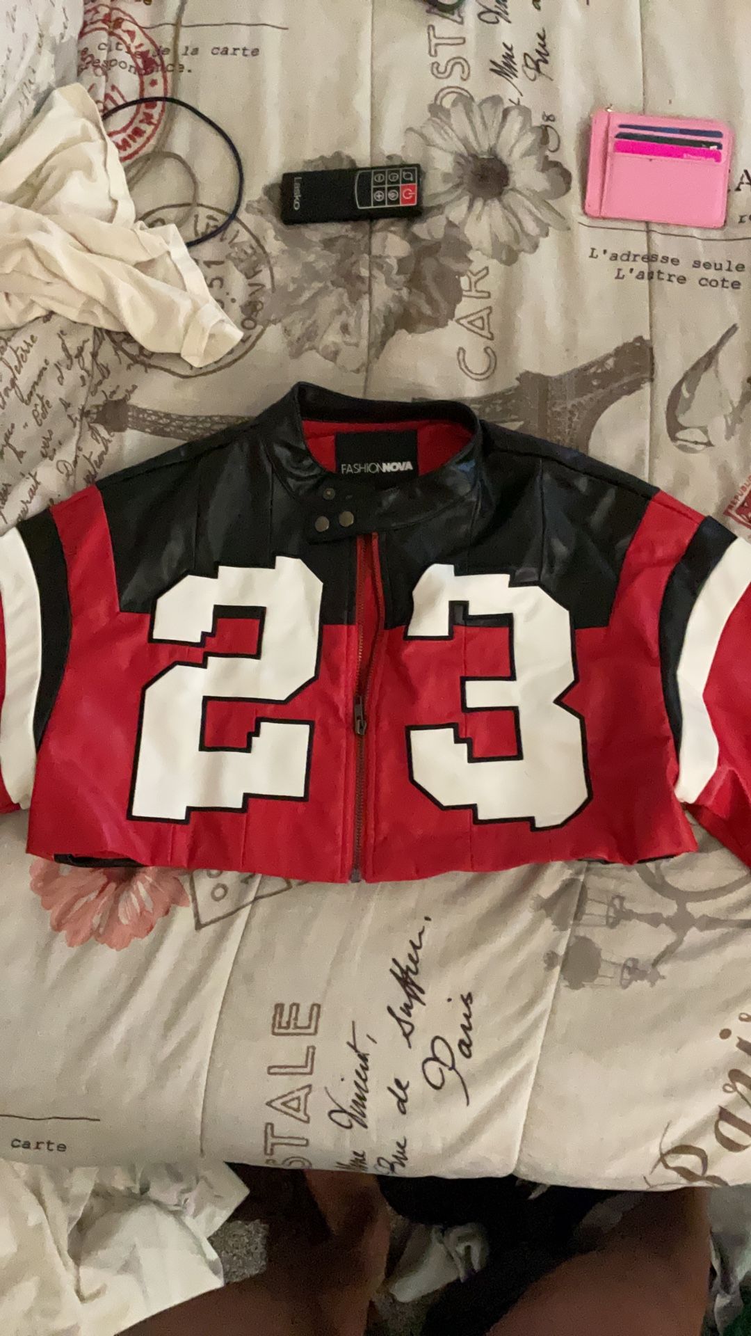 Red & Black Varsity Jacket