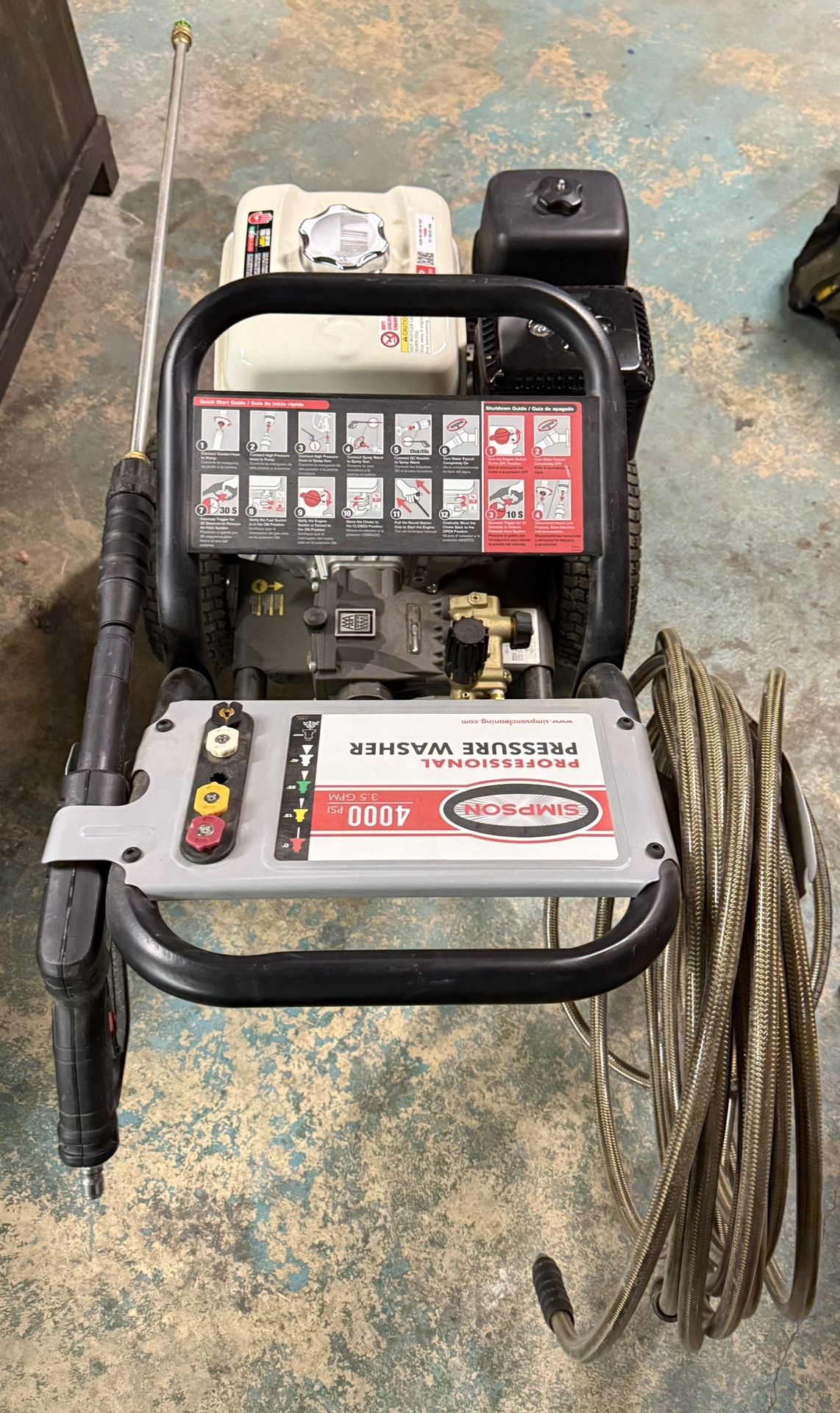 New Simpson Pressure Washer