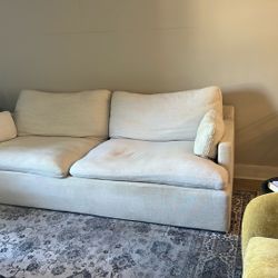 Beige 7ft Couch 