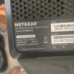 Netgear  Modem/router Combo