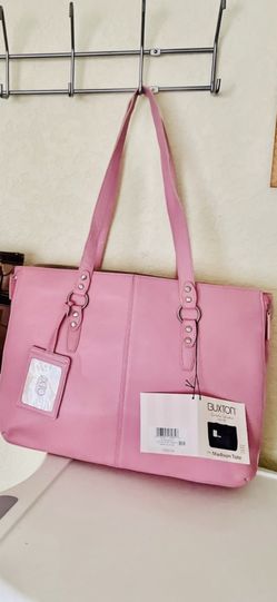 Pink Buxton Tote Bag leather 