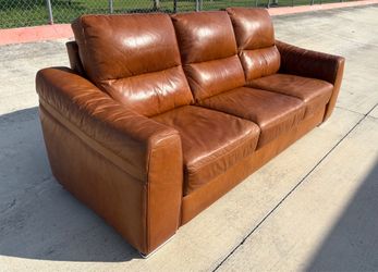 Imported Italian Leather Sofa
