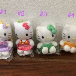 NEW 1-4 Small Hello Kitty plushies $10 each