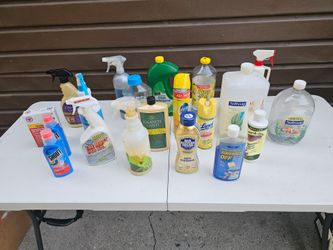 Large group of cleaning supplies for home or office ! All one Price!