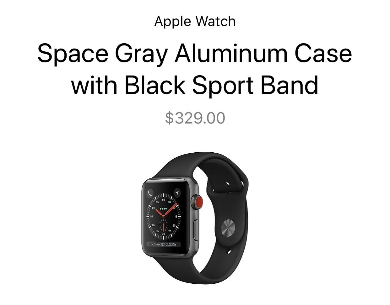 Apple Watch series 3 - 42mm - mint - black (space gray) + cellular gps