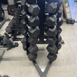 New Dumbbell Set - 9 Pairs 