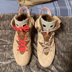Jordan 6 Retro Travis Scott British Khaki 12.5