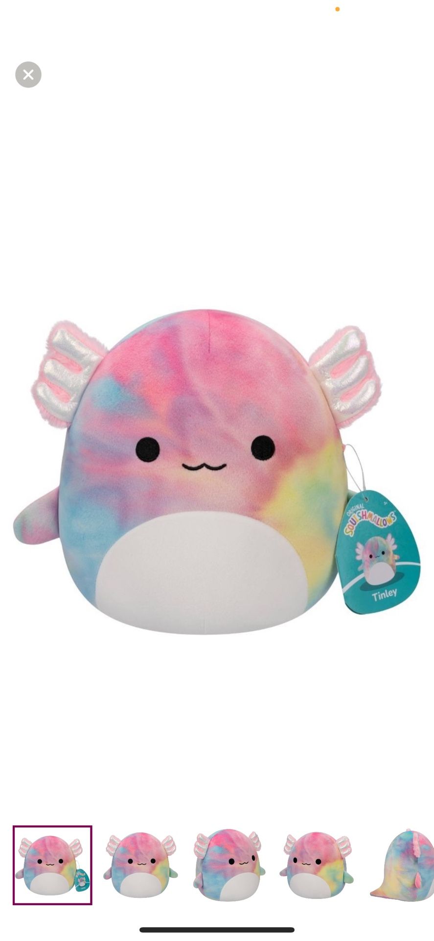 12” Tinsley Axolotol Squishmallow