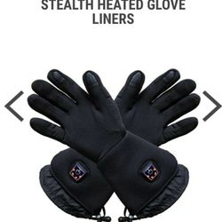 GOBI Stealth Heated Glove Liners Black L/XL 