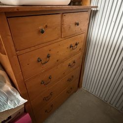 Solid wood bedroom, set queen size bed