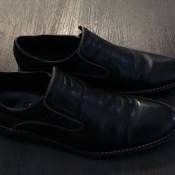 Cole Haan Shoes Black Leather Dress Loafers Slip On Shoes Mens Size 10 M Model C03507