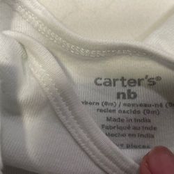 Newborn White Onsies