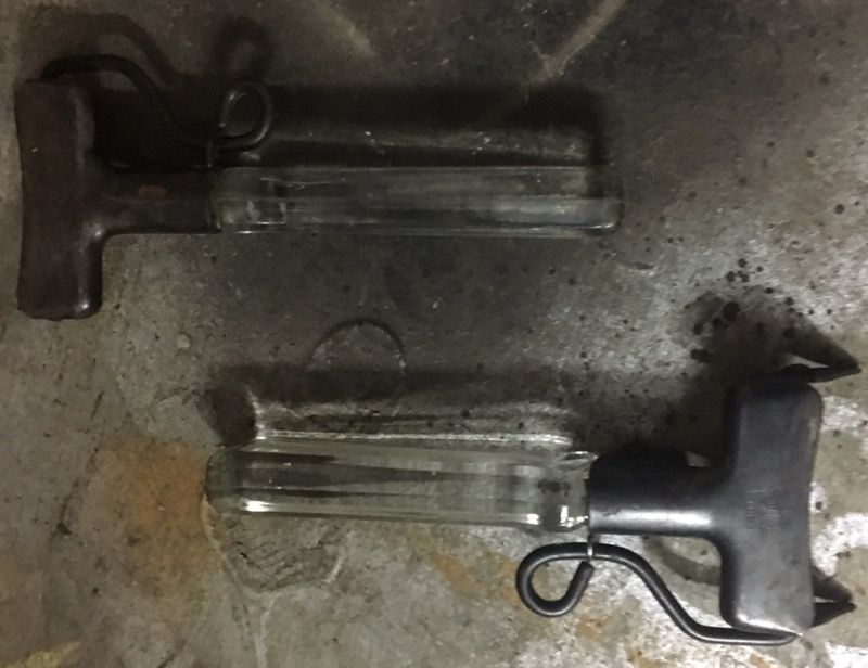 Antique Pyrex handles