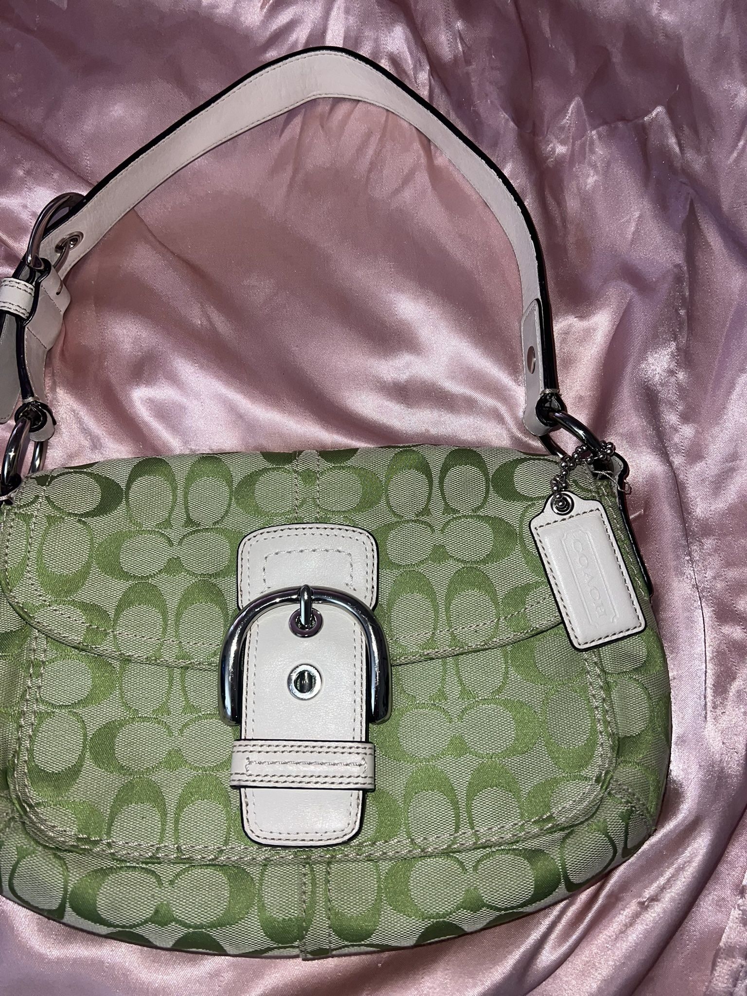 Green Coach Bag