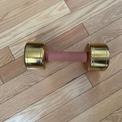 Gold 15 lb Dumbbell – Excellent Condition