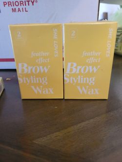 Brow styling wax