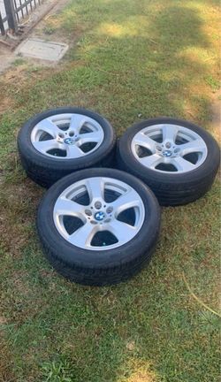 BMW OEM Alloy Wheels with Tires – Set of 3