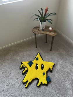 Super Mario Star Rug