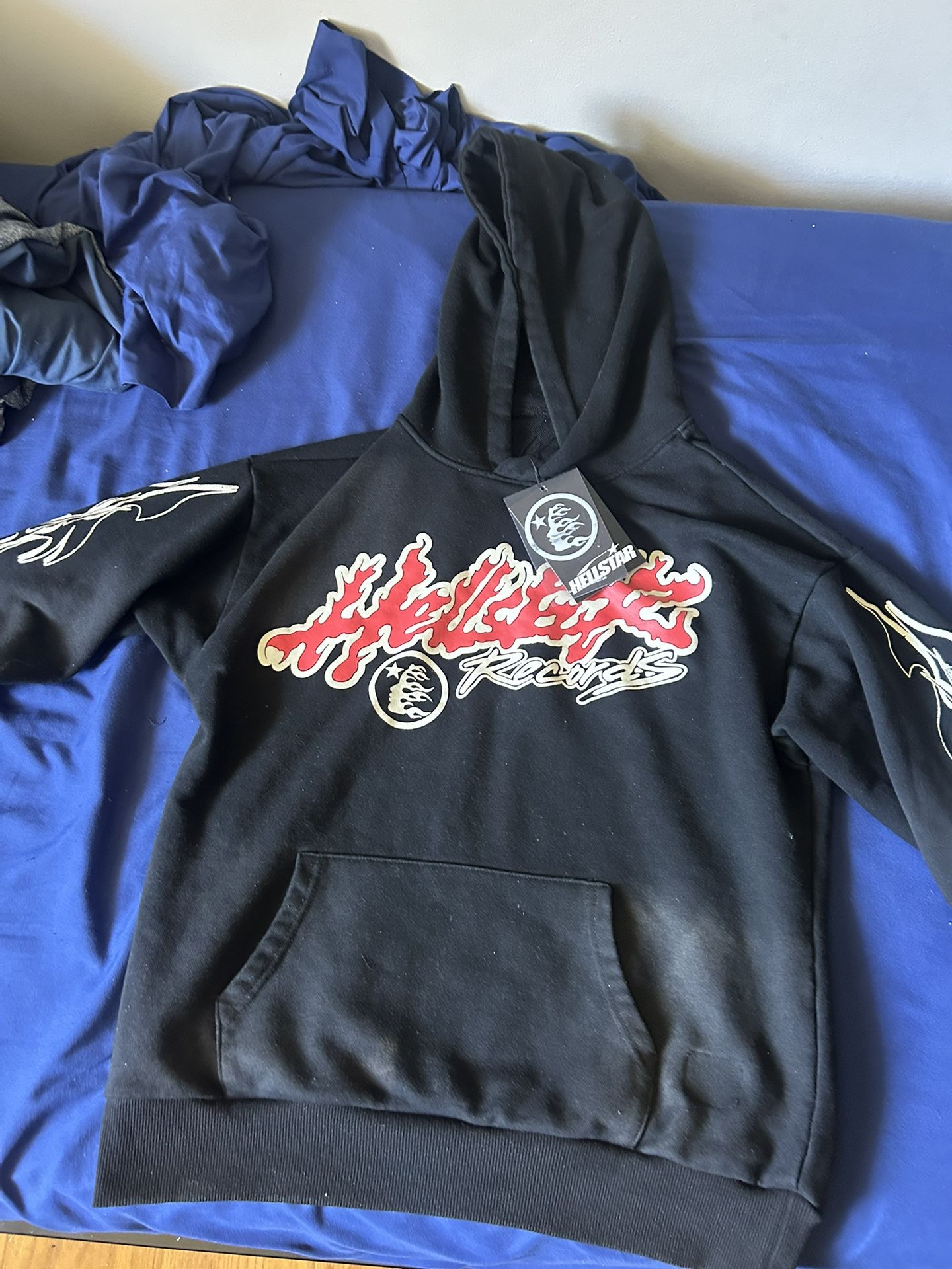 Black Hellstar Tours Hoodie Men’s Size Small Worn 1x