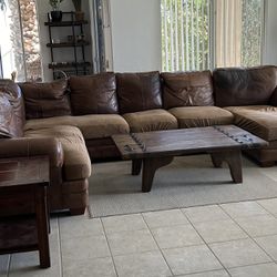 Leather Sectional Couch-ITS YOUR’S NEED GONE!