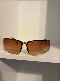 NEW UNBRANDED Brown Rectangular Sunglasses