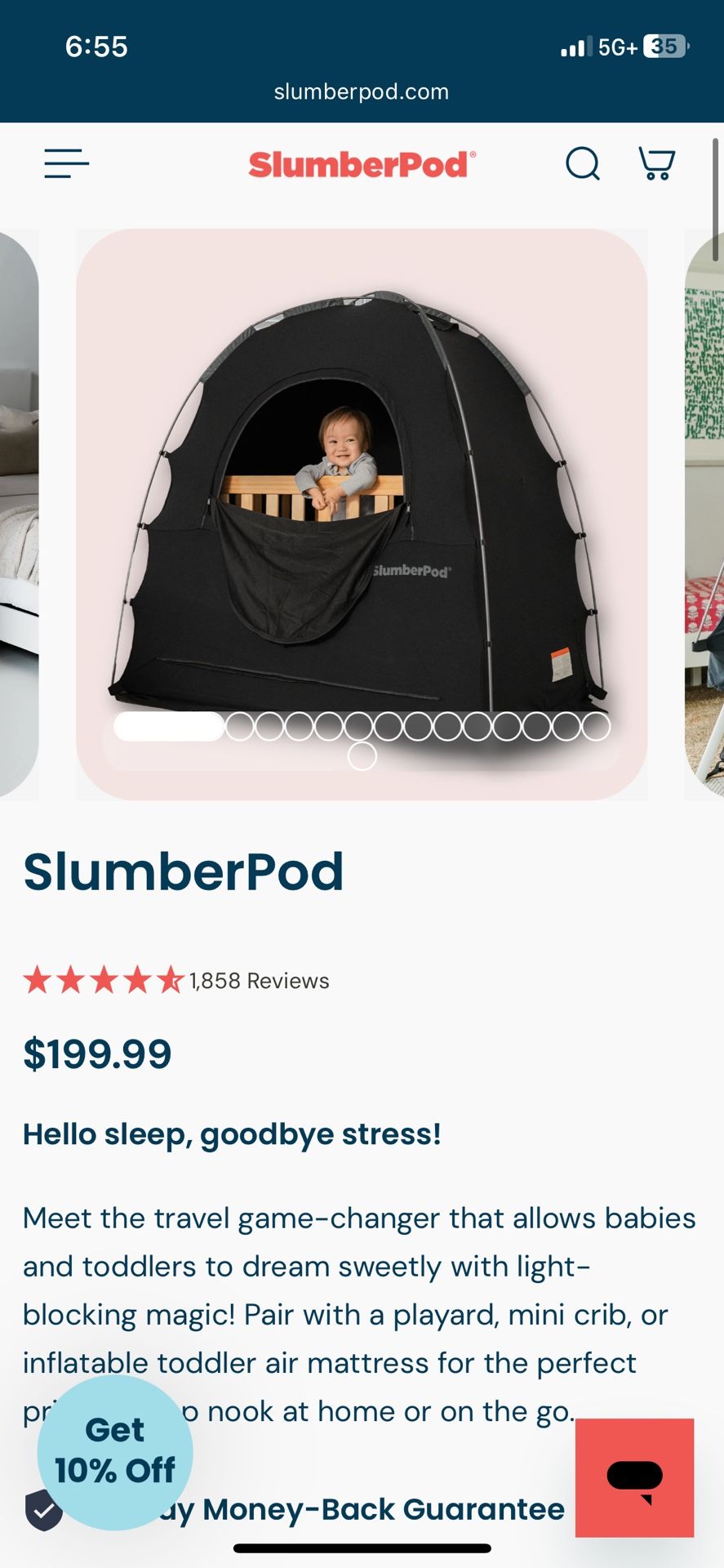 Slumber pods / Black out Sleeping Tents (2)