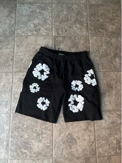 Denim tear shorts