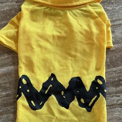 Charlie Brown Halloween Dog Costume Size S OR Size M