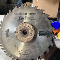 Craftsman Model #(contact info removed)8, 8" Excalibur Dado Blade