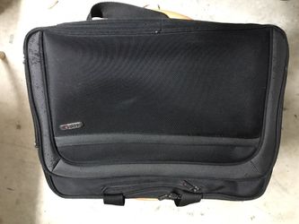 Black laptop bag