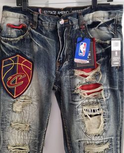 NBA CAVALIERS JEANS 36x34
