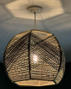 West Elm Woven Rope Pendant Light