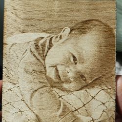 Personalized wood Portraits