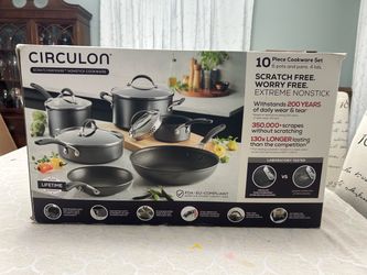 Circulon ScratchDefense 10-Piece Nonstick Cookware Set