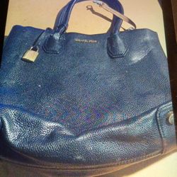 MICHAEL KORS  MERCER ACCORDION GENUINE LEATHER BAG