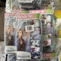 Frozen  7pack Briefs Size 2T-3T 