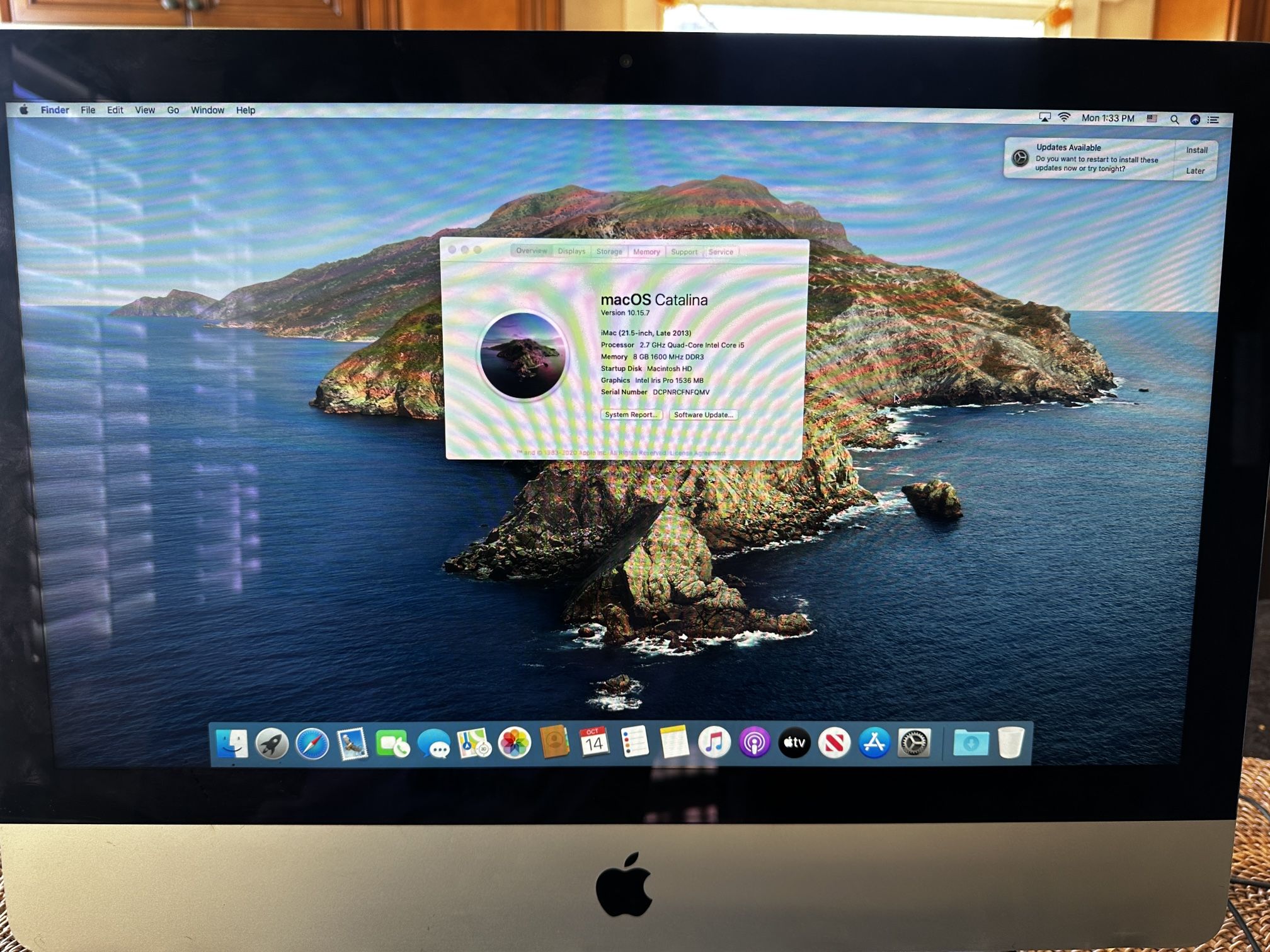 APPLE iMac IMAC 21.5-inch ,Late2013Apple iMac 21.5-inch 2.9GHz 