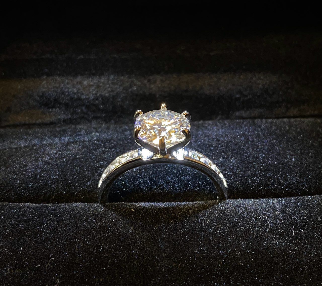 Moissanite Ring